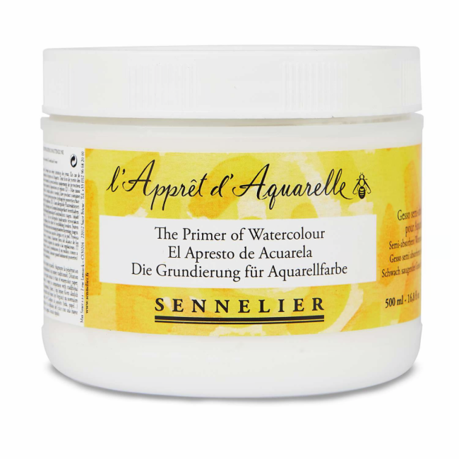Apprêt AQUARELLE - GESSO SEMI ABSORBANT